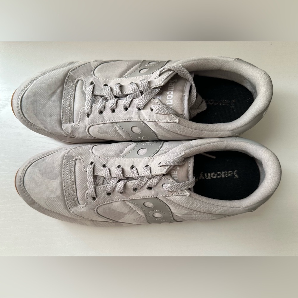 Saucony Jazz Original Men’s Gray Camo Sneakers - Picture 6 of 7